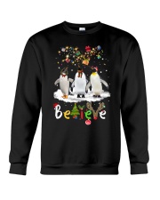 Penguin believe gift for Penguin lovers Crewneck Sweatshirt front