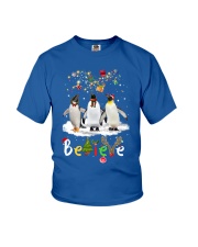 Penguin believe gift for Penguin lovers Youth T-Shirt tile