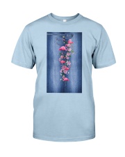 Flamingo flowers leggings Classic T-Shirt tile
