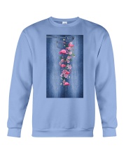 Flamingo flowers leggings Crewneck Sweatshirt tile
