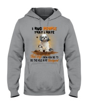 Shih Tzu I hug people that I hate Gift for you Hooded Sweatshirt tile