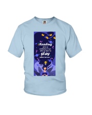 Reading Someplace to go Gift for you Youth T-Shirt tile