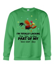 Chicken i am totally chicken lover Crewneck Sweatshirt tile