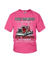 Trucker Real grandpas Gift for you Youth T-Shirt tile