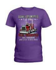 Trucker Real grandpas Gift for you Ladies T-Shirt tile