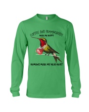 Hummingbird And Coffee make me happy Gift for you Long Sleeve Tee tile