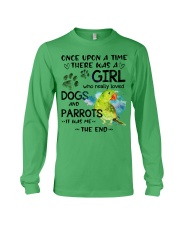 Parrot and dog it was me the end bird lovers Long Sleeve Tee tile