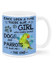 Parrot and dog it was me the end bird lovers Mugs tile
