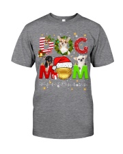 Chihuahua Dog Mom Christmas Classic T-Shirt tile