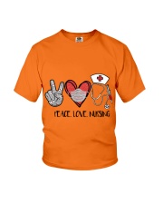 Peace love nursing gift for you Youth T-Shirt tile