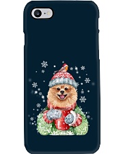 Pomeranian warm winter Phone Case tile