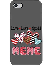 Meme live love spoil gift for you Phone Case tile