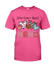 Meme live love spoil gift for you Classic T-Shirt tile