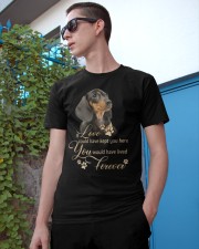 Dachshund if love could have kept Classic T-Shirt apparel-classic-tshirt-lifestyle-17