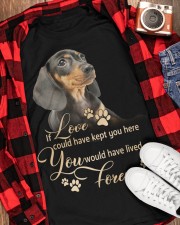 Dachshund if love could have kept Classic T-Shirt apparel-classic-tshirt-lifestyle-front-163