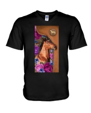 Horse magical horse lover V-Neck T-Shirt tile