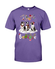 Boston Terrier believe gift for dog lovers Premium Fit Mens Tee tile
