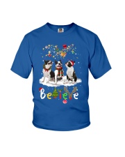Boston Terrier believe gift for dog lovers Youth T-Shirt tile