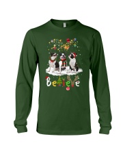 Boston Terrier believe gift for dog lovers Long Sleeve Tee tile