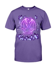 Dragon magical purple Premium Fit Mens Tee tile