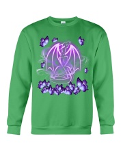 Dragon magical purple Crewneck Sweatshirt tile
