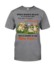 Chihuahuas Women Collect Many Paws Classic T-Shirt front