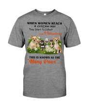 Chihuahuas Women Collect Many Paws Premium Fit Mens Tee tile