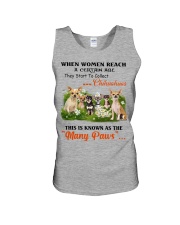 Chihuahuas Women Collect Many Paws Unisex Tank tile