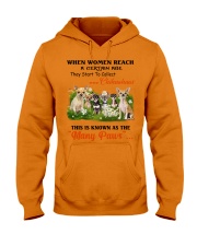 Chihuahuas Women Collect Many Paws Hooded Sweatshirt tile