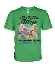 American Cockers Spaniel Angels without wings Gift for you V-Neck T-Shirt tile