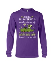 Dragon don't tic me off gift for you Long Sleeve Tee tile