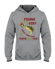 Fishing you a merry christmas Hooded Sweatshirt tile