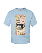 Sew Who loves to sew Gift for you Youth T-Shirt tile