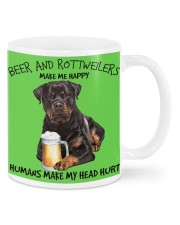 Rottweiler And Beer make me happy Gift for you Mugs tile