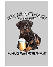 Rottweiler And Beer make me happy Gift for you Vertical Poster tile