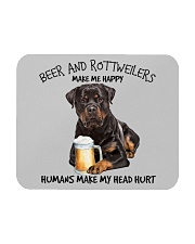 Rottweiler And Beer make me happy Gift for you Mousepad tile