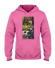 Cow roses cow lovers Hooded Sweatshirt tile