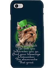 Yorkshire terrier may good luck be yorkie lovers Phone Case tile
