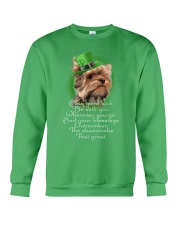 Yorkshire terrier may good luck be yorkie lovers Crewneck Sweatshirt tile