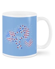Flamingo flag fireworks flamingo lovers bird lover Mugs tile