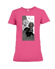 Dachshund My adorable dog Gift for you Premium Fit Ladies Tee tile