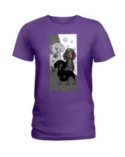 Dachshund My adorable dog Gift for you Ladies T-Shirt tile