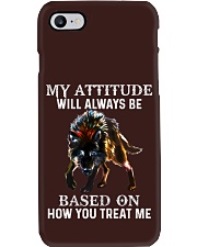 Wolf my attitude gift for wolves lover Phone Case tile