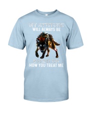 Wolf my attitude gift for wolves lover Classic T-Shirt tile