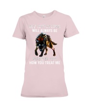 Wolf my attitude gift for wolves lover Premium Fit Ladies Tee tile