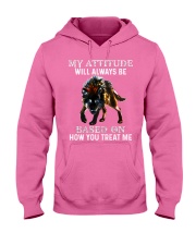 Wolf my attitude gift for wolves lover Hooded Sweatshirt tile