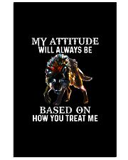 Wolf my attitude gift for wolves lover Vertical Poster tile