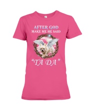God Made Angel Chihuahua Premium Fit Ladies Tee tile