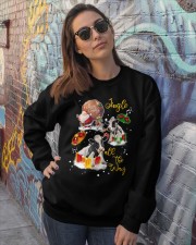 Cow Gift xmas drop gift for cow lovers Crewneck Sweatshirt lifestyle-unisex-sweatshirt-front-3