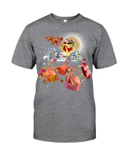Flamingo gifts from Santa gift for flamingo lovers Classic T-Shirt tile